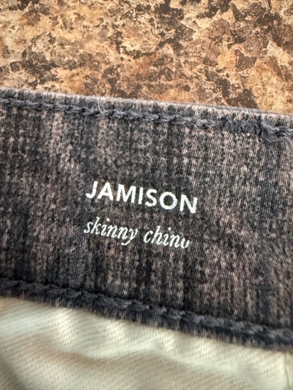AG Adriano Goldschmied Jamison Skinny Chino Pants Plaid Grey Size 32x27 - Picture 4 of 9